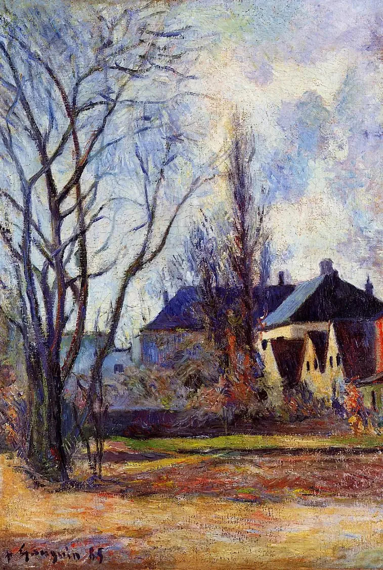 Zakończenie zimy w Kopenhadze - Paul Gauguin