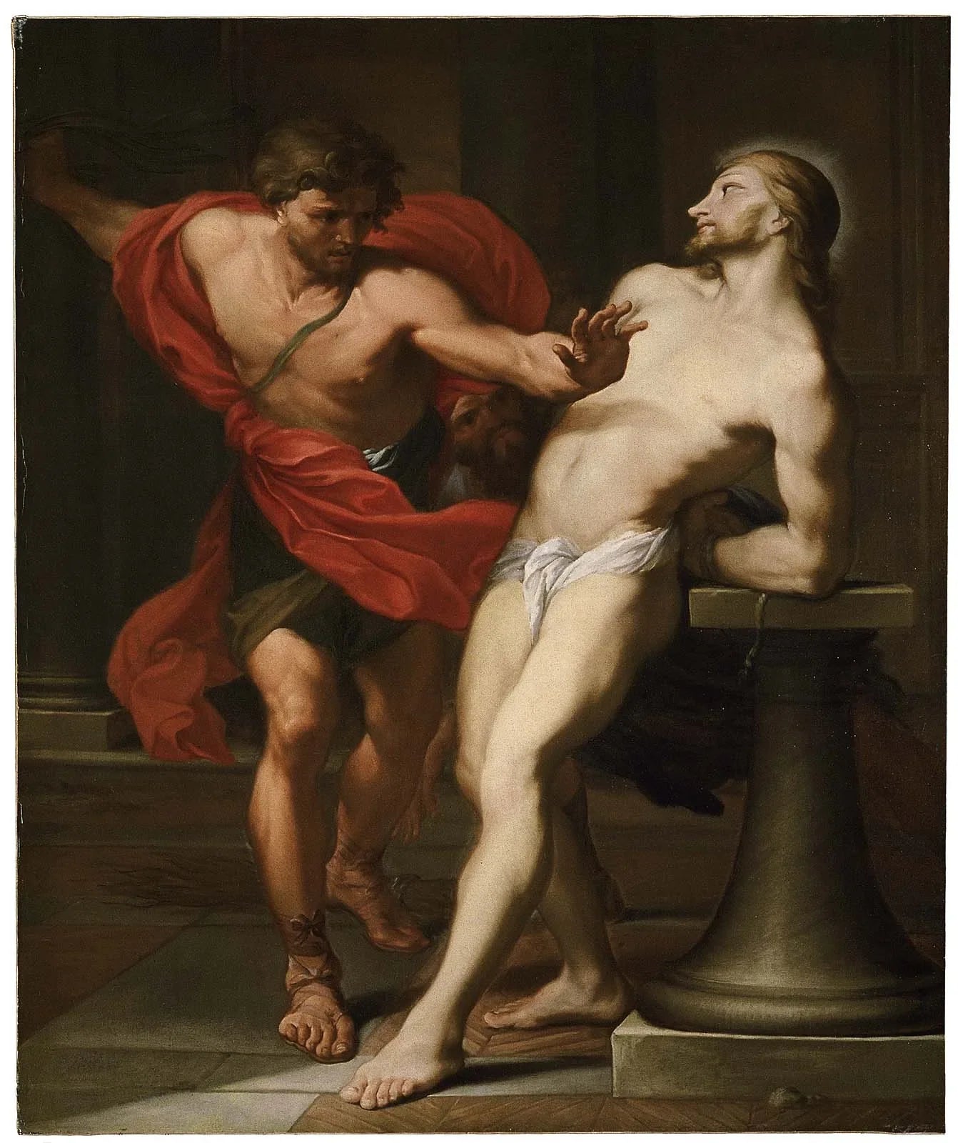 La flagellation du Christ - Carlo Maratta image 1 reproduction de peinture à l’huile