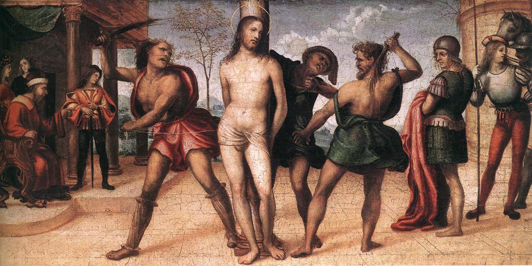 La Flagellation du Christ - Il Sodoma (Giovanni Antonio Bazzi) image 1 copie peinte à la main à l’huile