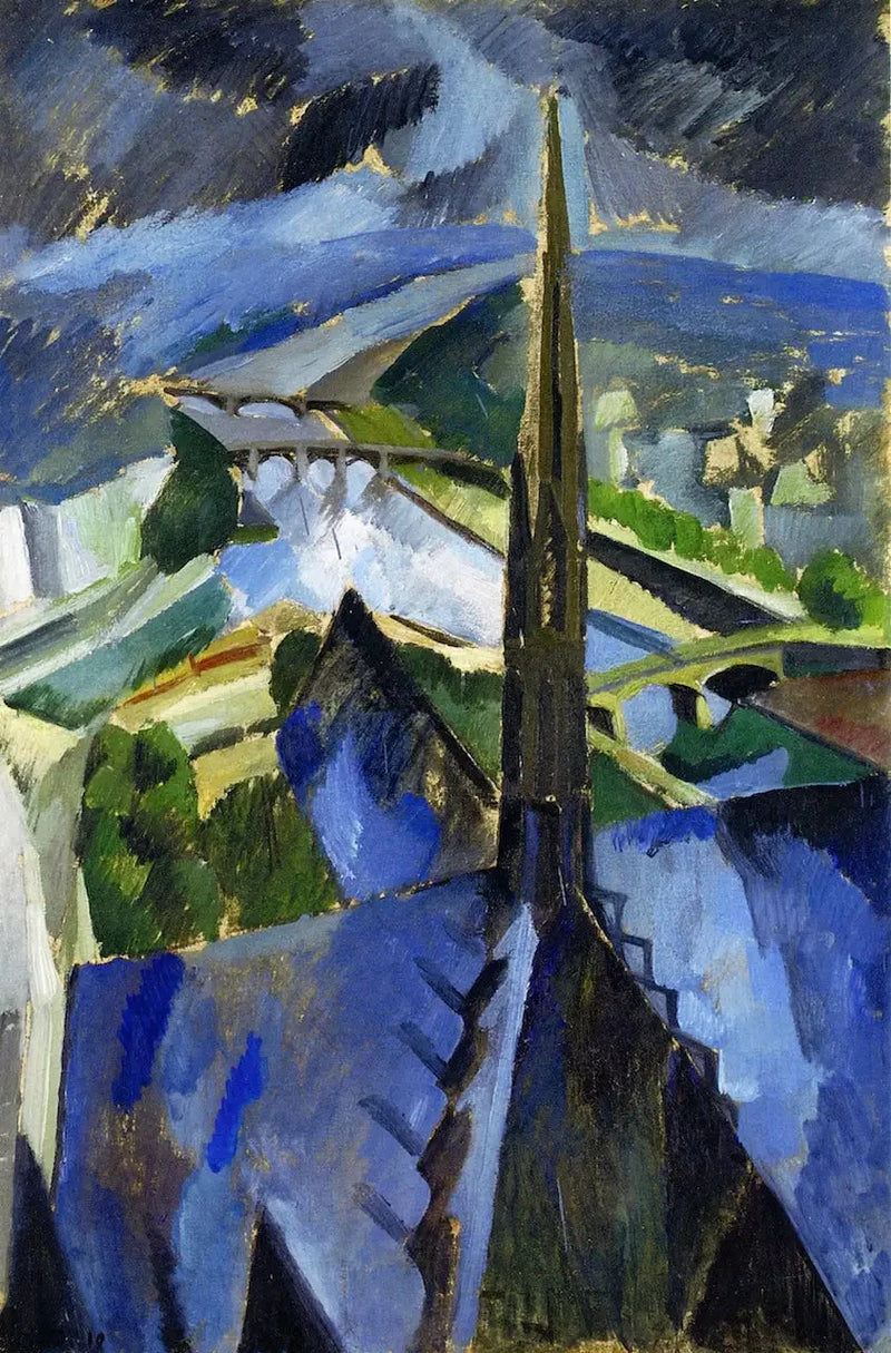 Strzała Notre-Dame - Robert Delaunay