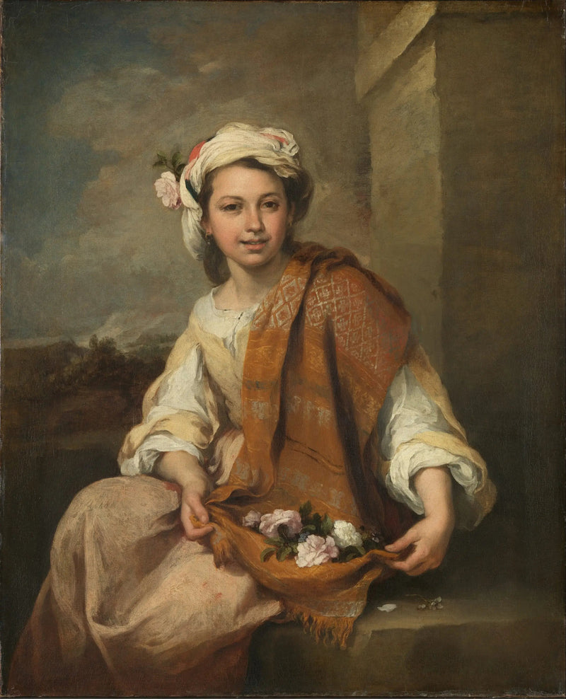 Kwiaciarka - Bartolomé Esteban Murillo