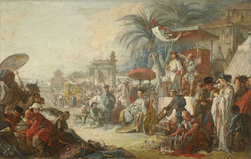 Chiński Targ - François Boucher