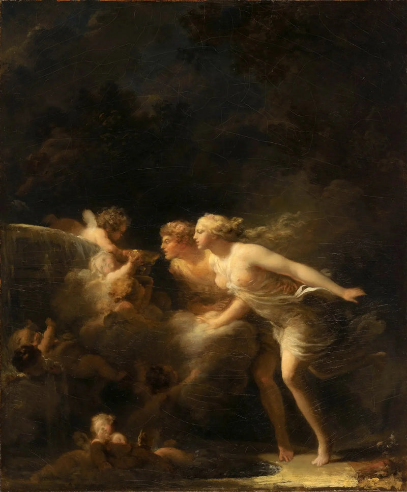 Fontanna miłości - Jean-Honoré Fragonard