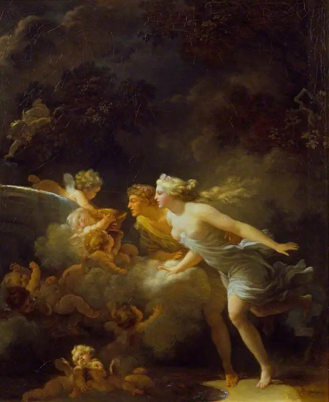 Fontanna miłości - Jean-Honoré Fragonard