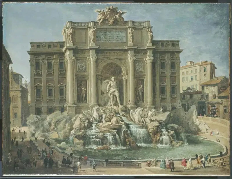 Fontanna di Trevi w Rzymie - Giovanni Paolo Panini