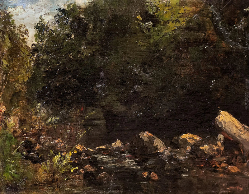 Las Fontainebleau - Gustave Courbet