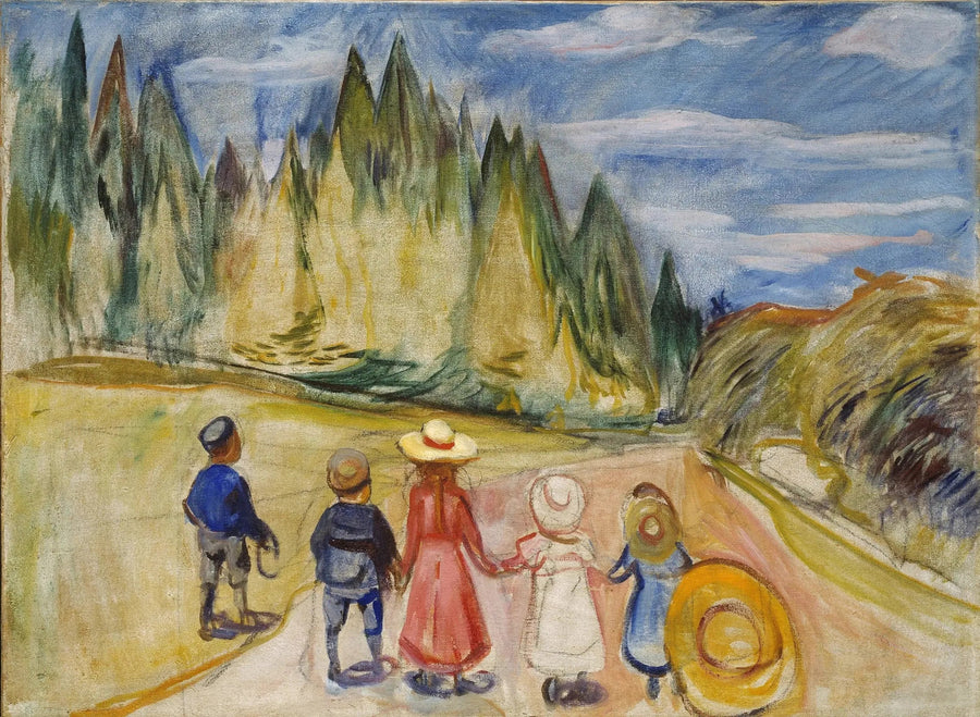 Zaczarowany las - Edvard Munch