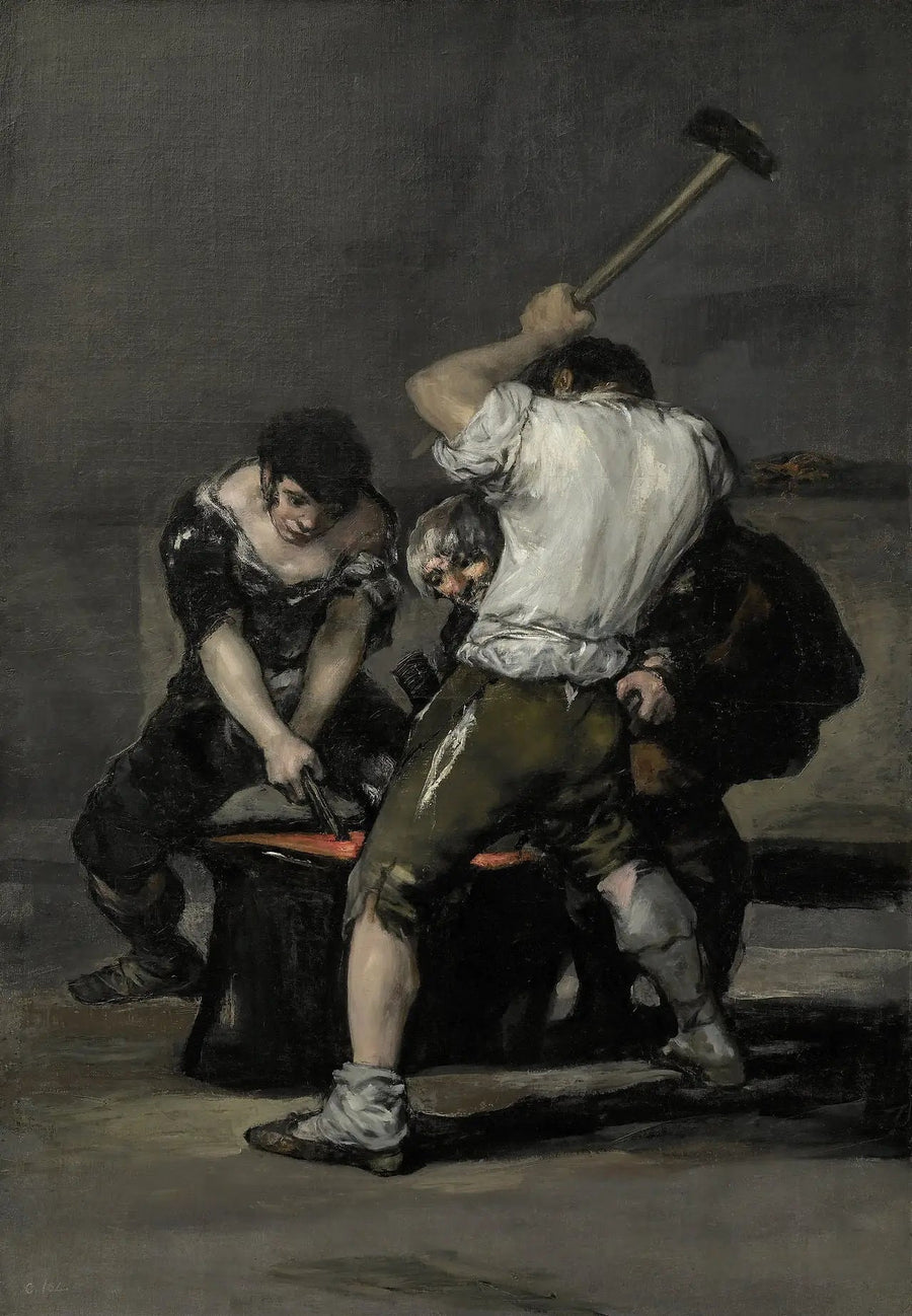 Kuźnia - Francisco de Goya