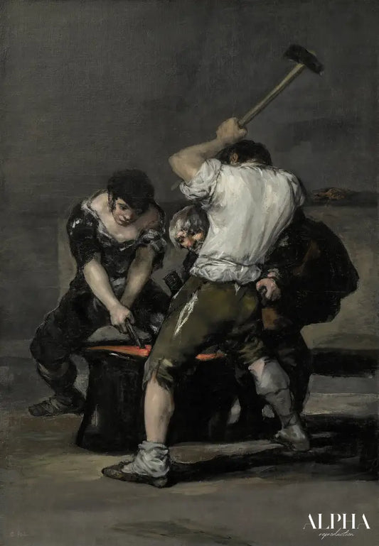 La Forge - Francisco de Goya - Reproductions de tableaux et peintures haut de gamme