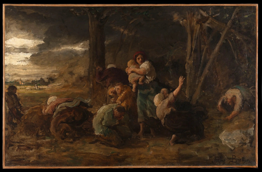 Błyskawica - Jules Breton