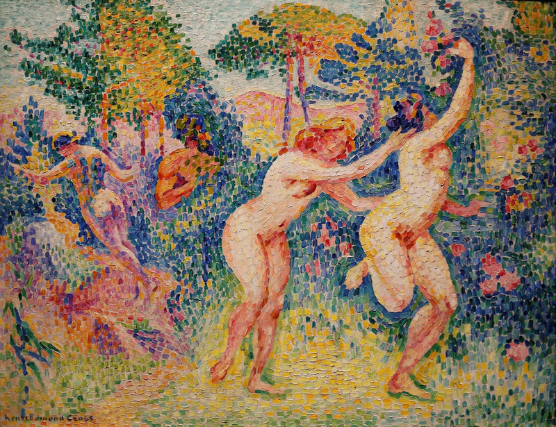 Ucieczka nimf - Henri-Edmond Cross