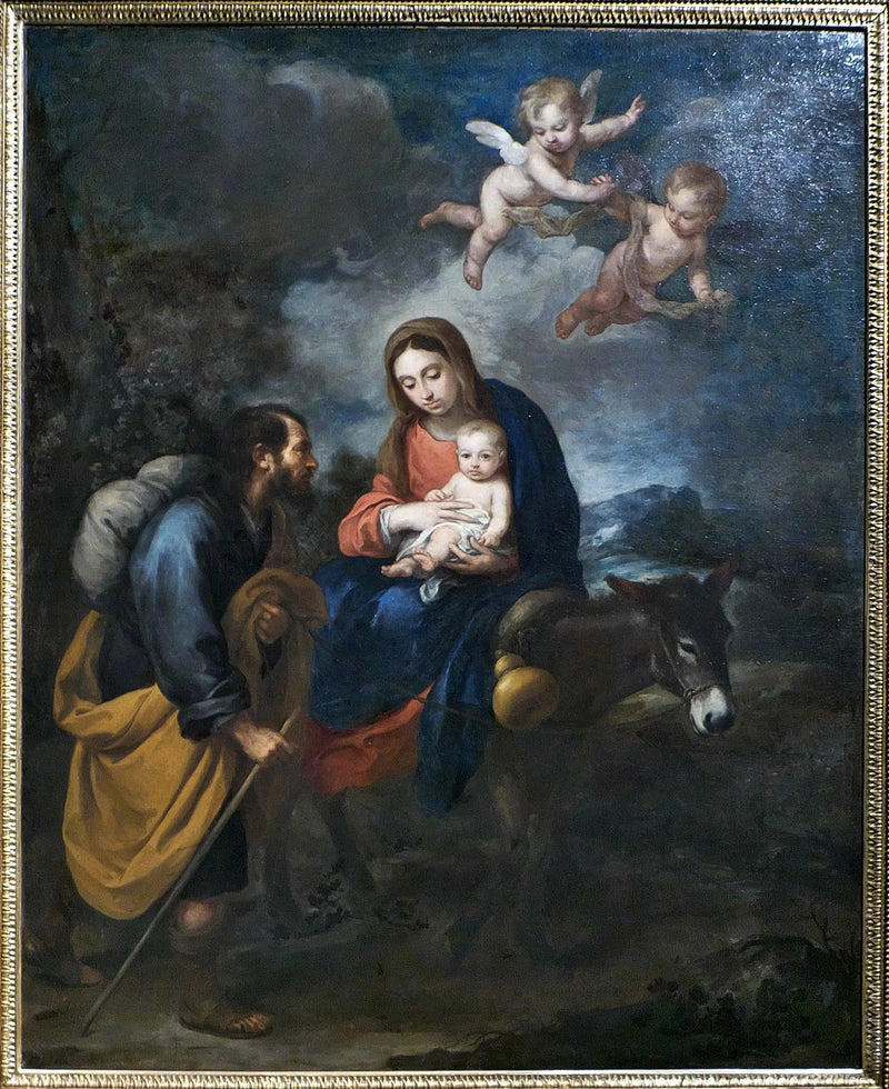 Ucieczka do Egiptu - Bartolomé Esteban Murillo