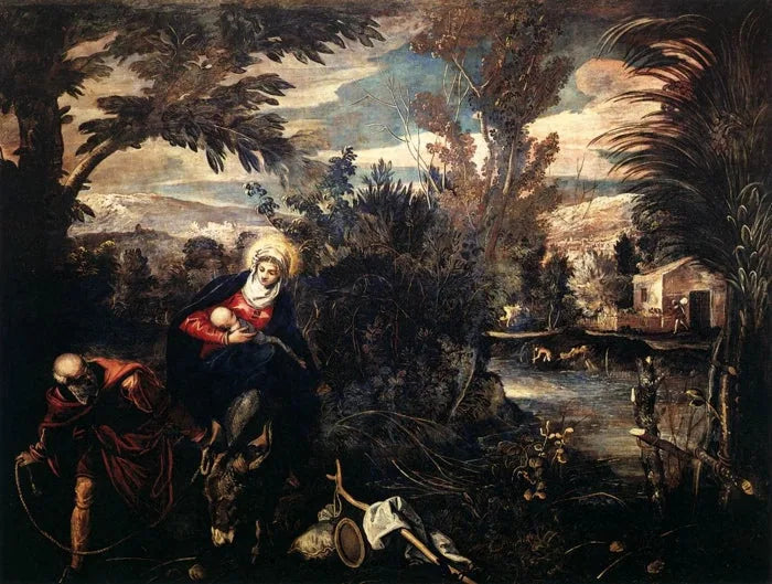 Ucieczka do Egiptu - Jacopo Tintoretto