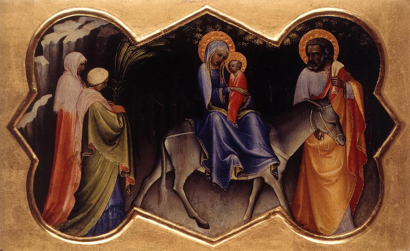 Ucieczka do Egiptu - Lorenzo Monaco