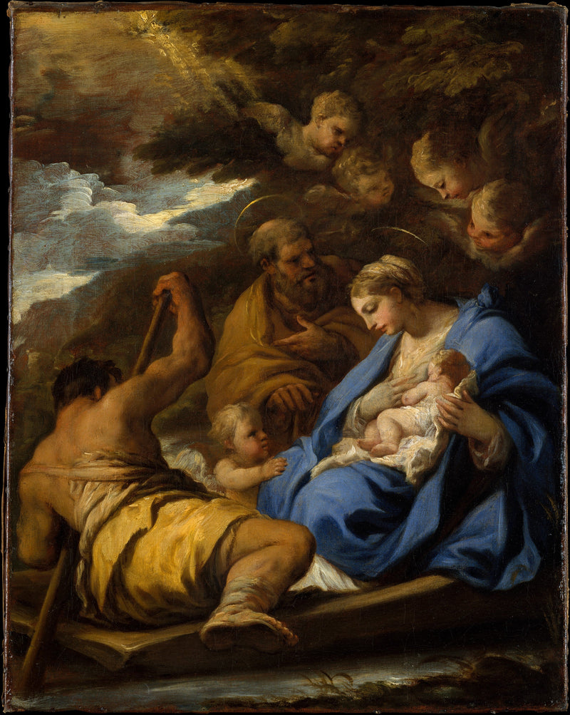 Ucieczka do Egiptu - Luca Giordano