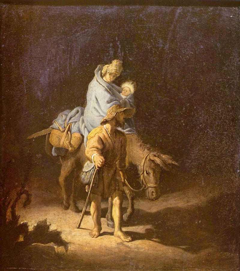 Ucieczka do Egiptu - Rembrandt