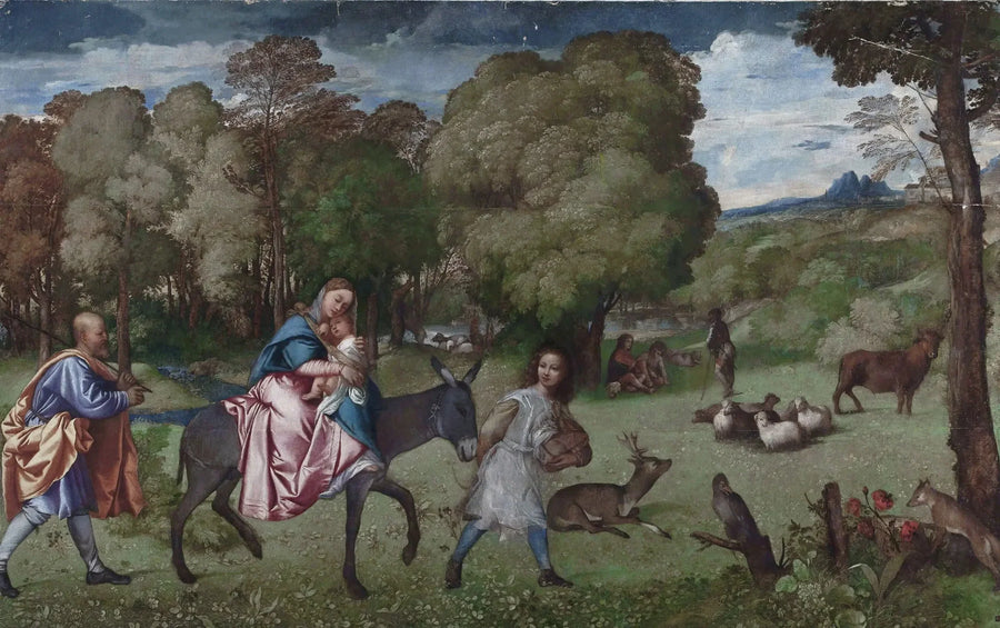 Ucieczka do Egiptu - Titian