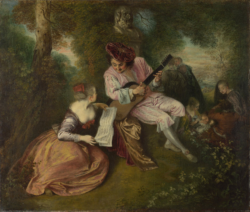 Gama Miłości - Antoine Watteau