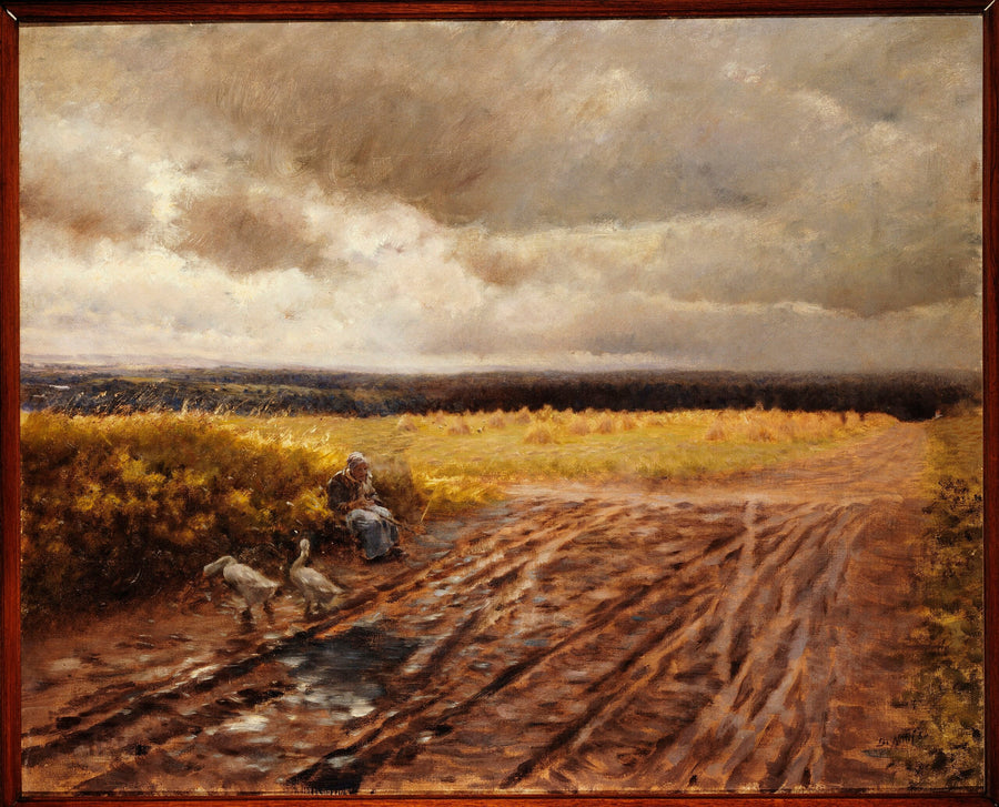Opiekunka gęsi - Giuseppe De Nittis
