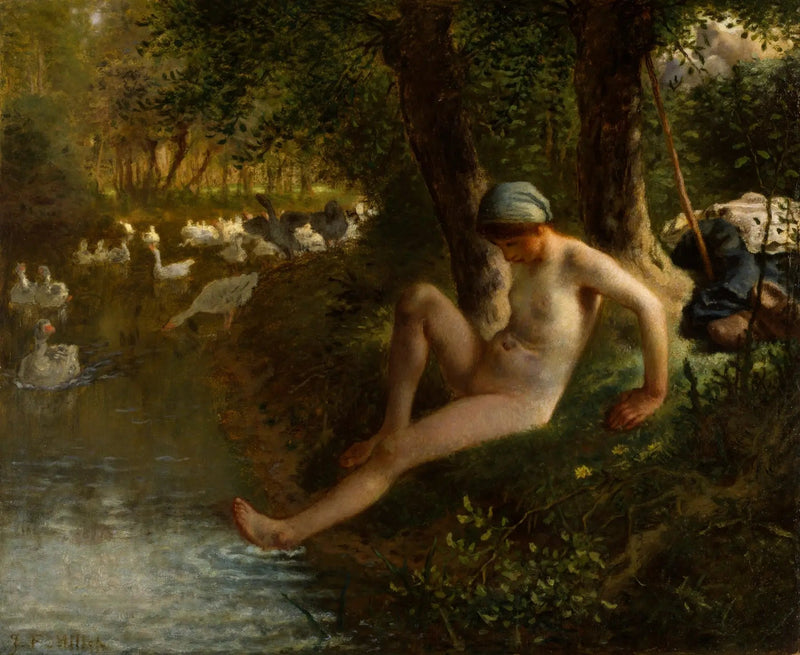 Opiekunka gęsi - Jean-François Millet