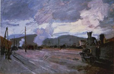 Dworzec w Argenteuil - Claude Monet