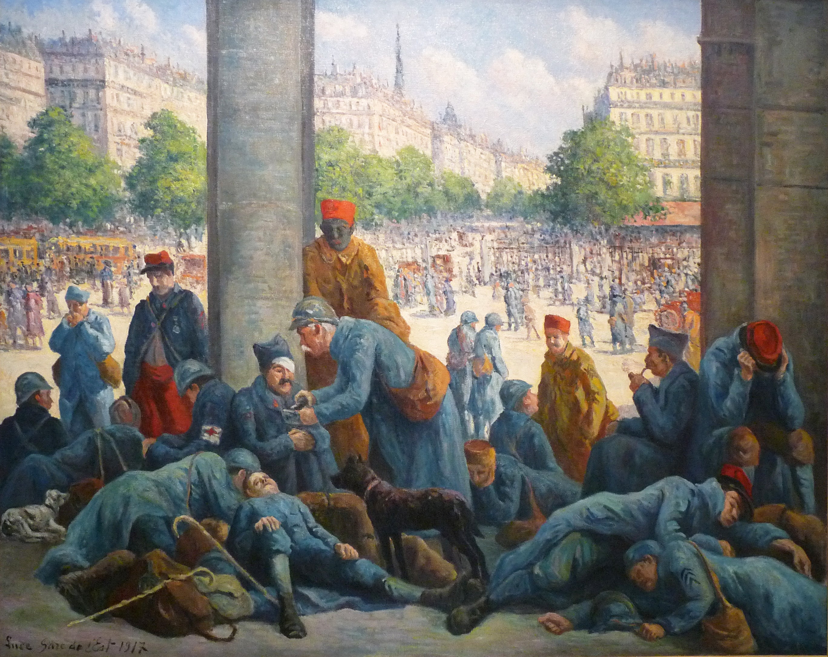 La Gare de l’Est - Maximilien Luce - Alpha Reproduction