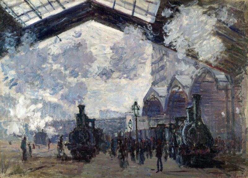 Dworzec Saint-Lazare - Claude Monet