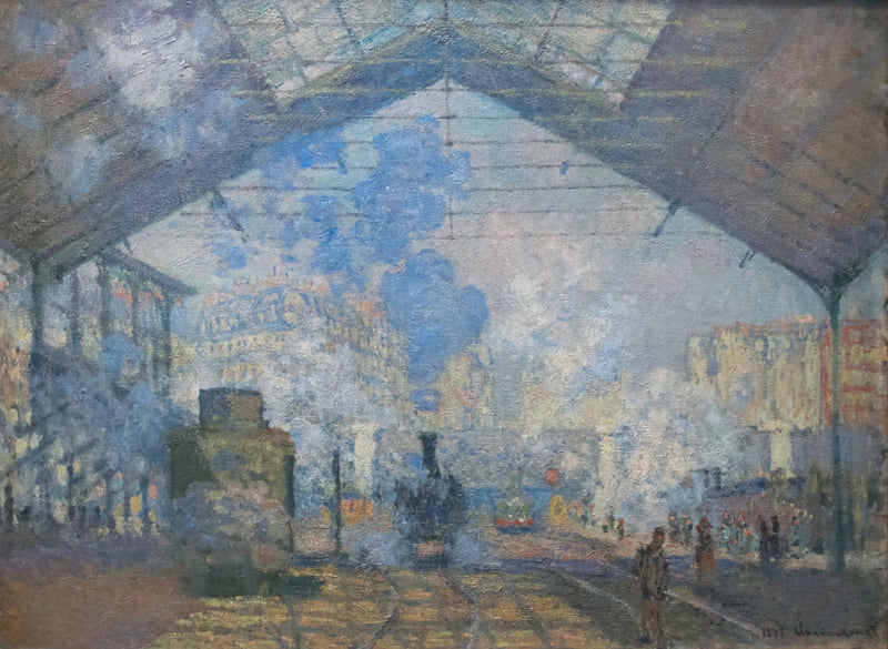 Dworzec Saint-Lazare - Claude Monet