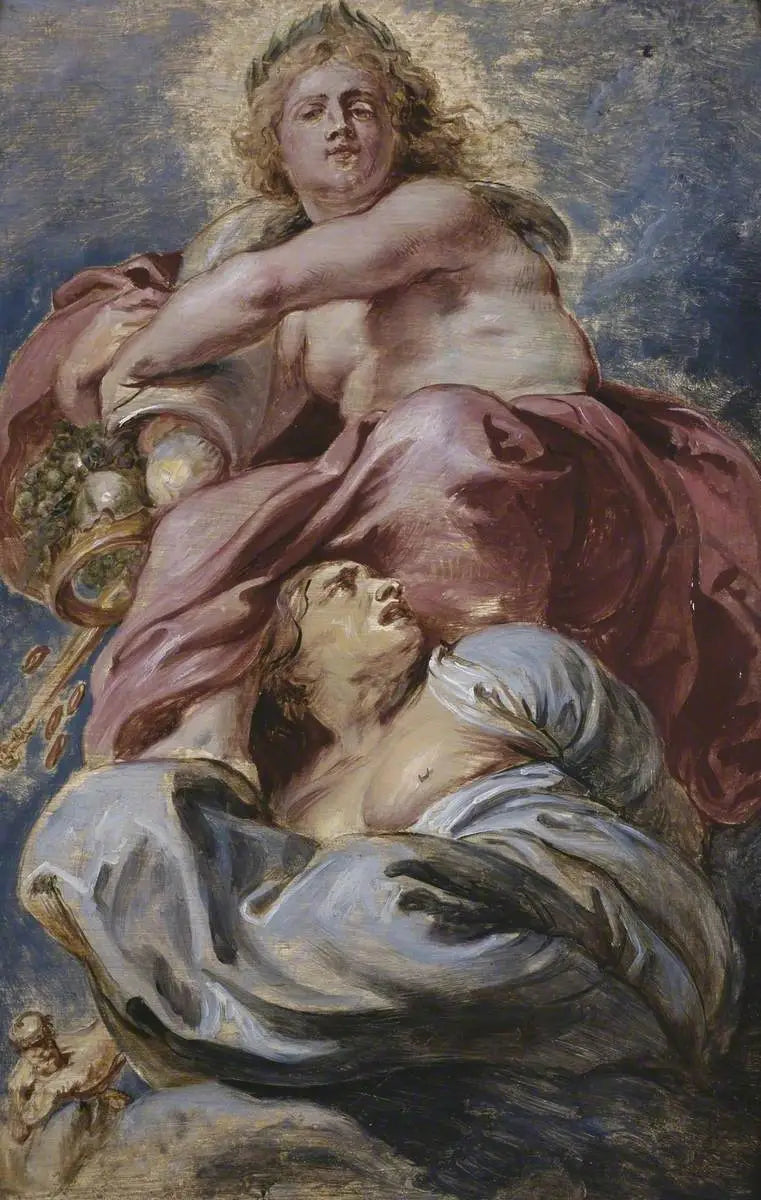 Hojność Jakuba I triumfującego nad chciwością - Peter Paul Rubens