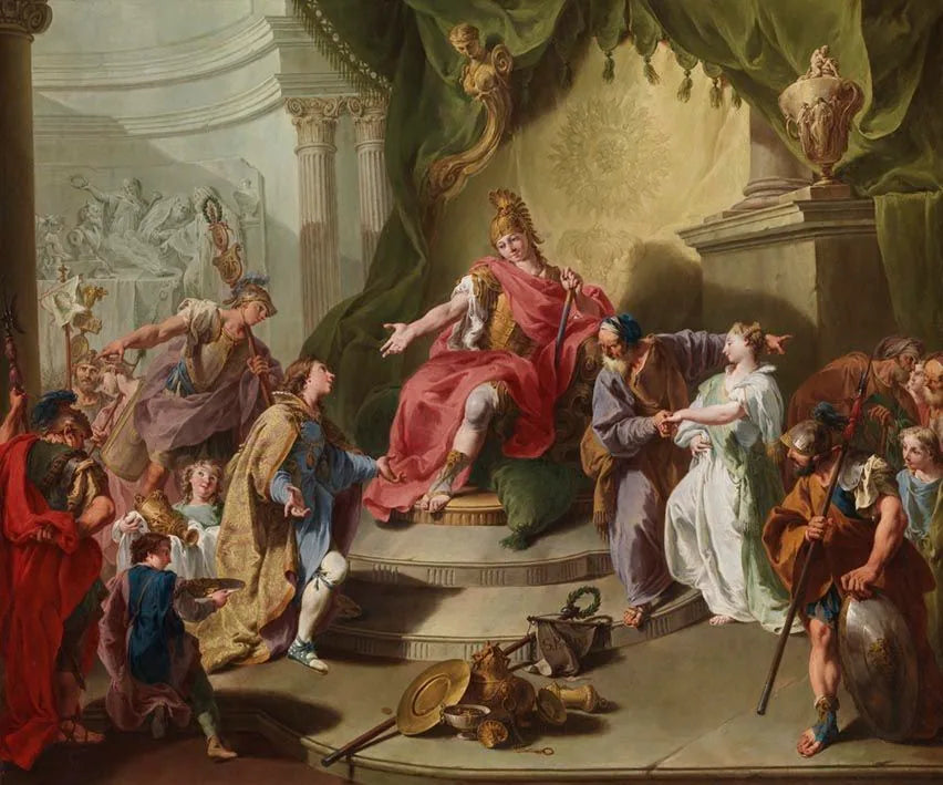Hojność Scypiona - Giovanni Battista Pittoni