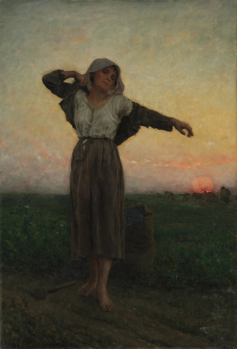 Zmęczona zbieraczka - Jules Breton