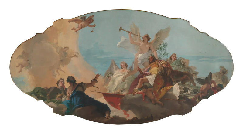 Uwiecznienie rodziny Barbaro - Giovanni Battista Tiepolo