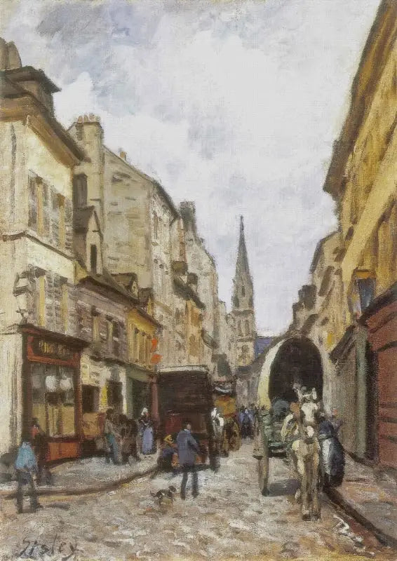 Grand Rue w Argenteuil - Alfred Sisley