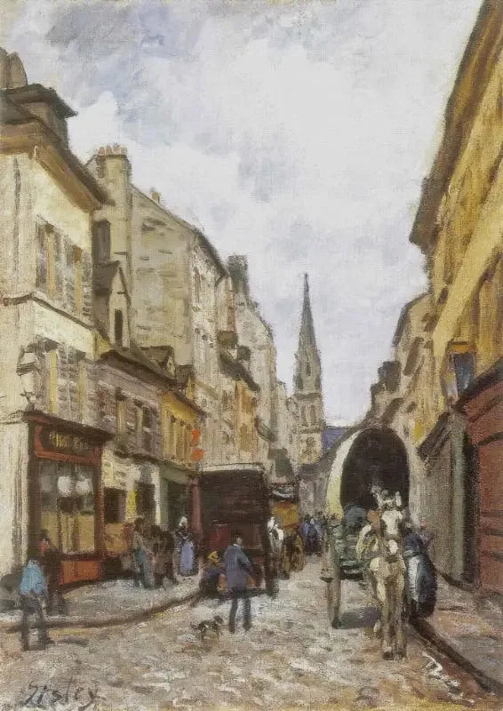 Grand Rue w Argenteuil - Alfred Sisley