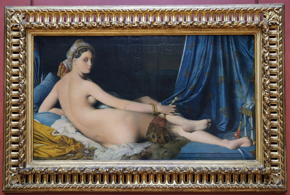 La Grande Odalisque - Jean-Auguste-Dominique Ingres image 2 reproduction d’œuvre d’art à l’huile