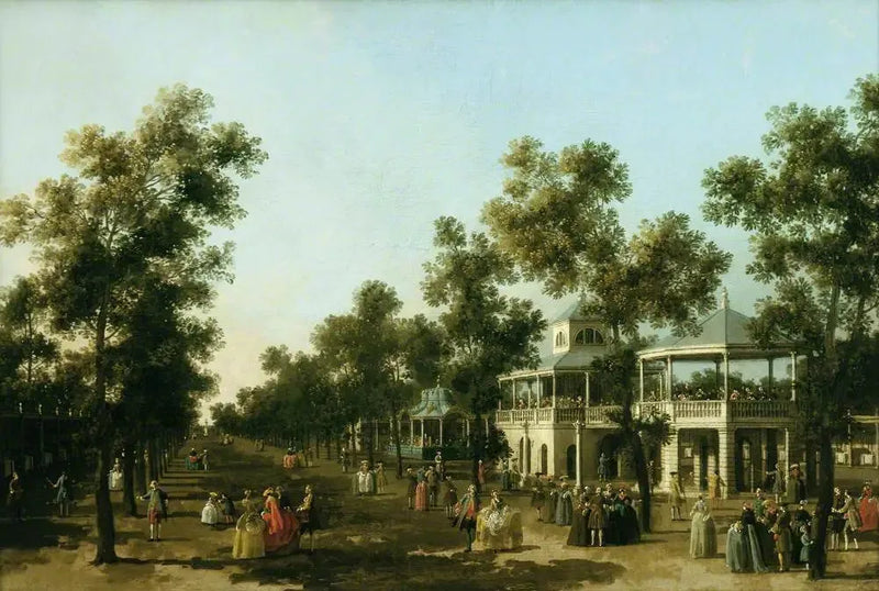 Wielki spacer, Vauxhall Gardens, Londyn - Canaletto
