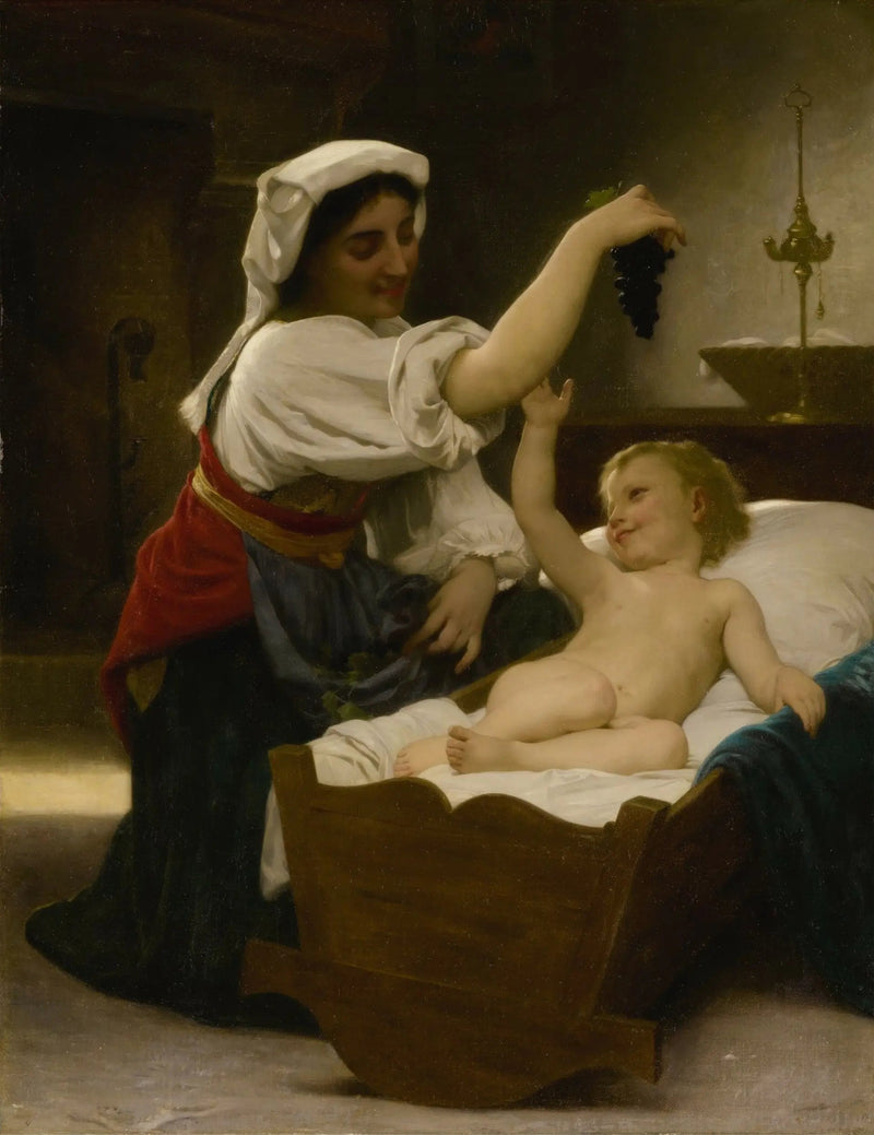 Grono winogron (pierwsza redukcja) - Bouguereau