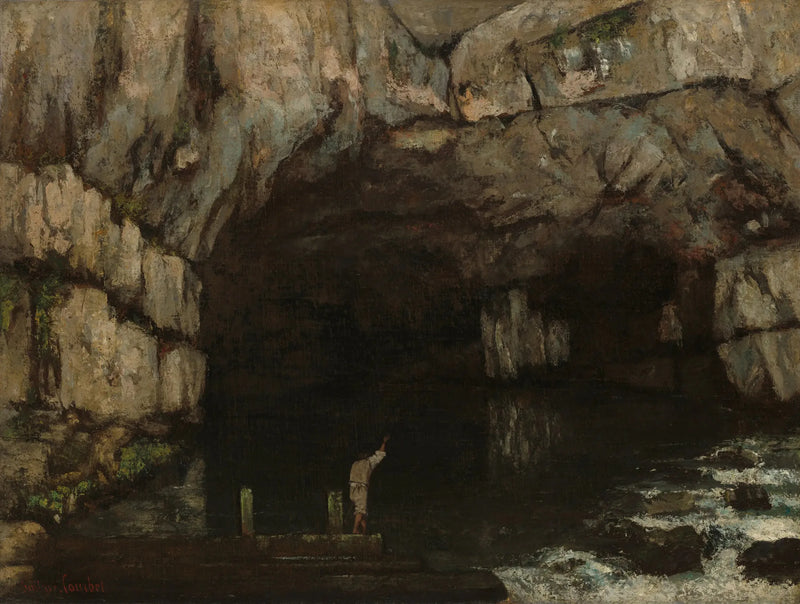 Jaskinia Loue - Gustave Courbet