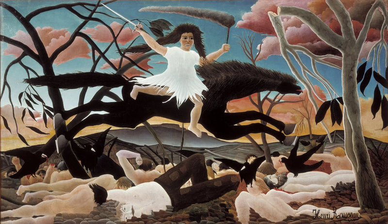 Wojna - Henri Rousseau