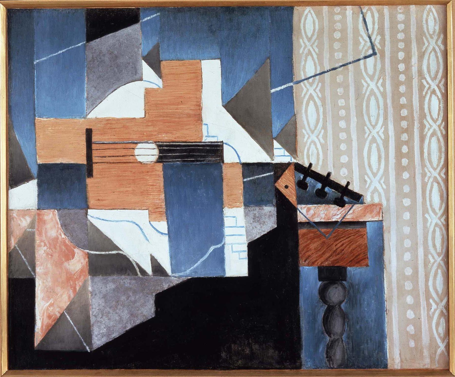 La guitare sur la table - Juan Gris - Alpha Reproduction