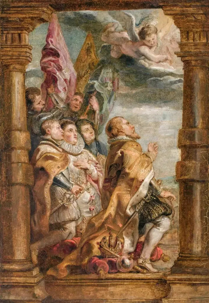 Hierarchia świecka w adoracji - Peter Paul Rubens