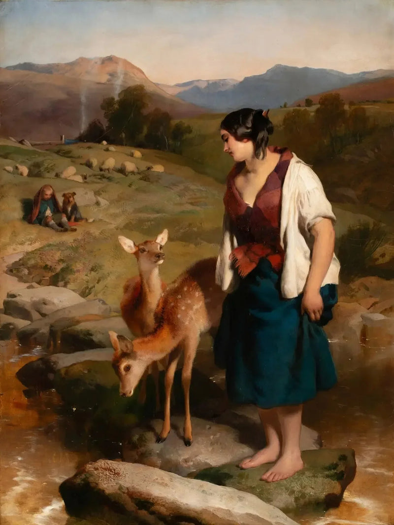 Highland Lassie - Edwin Henry Landseer
