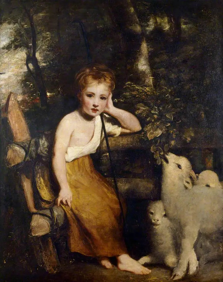 Młoda pasterka - Joshua Reynolds