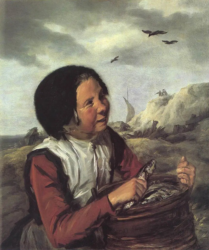 Młoda rybaczka - Frans Hals