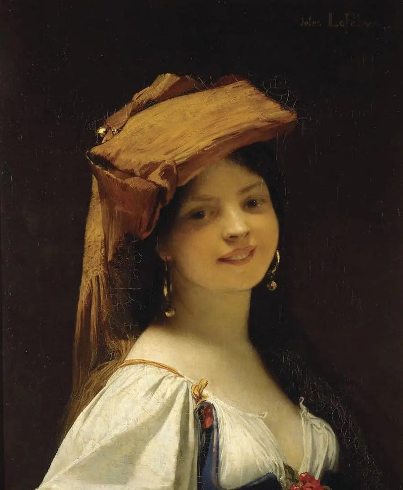 Młoda Śmiejąca się - Jules Lefebvre
