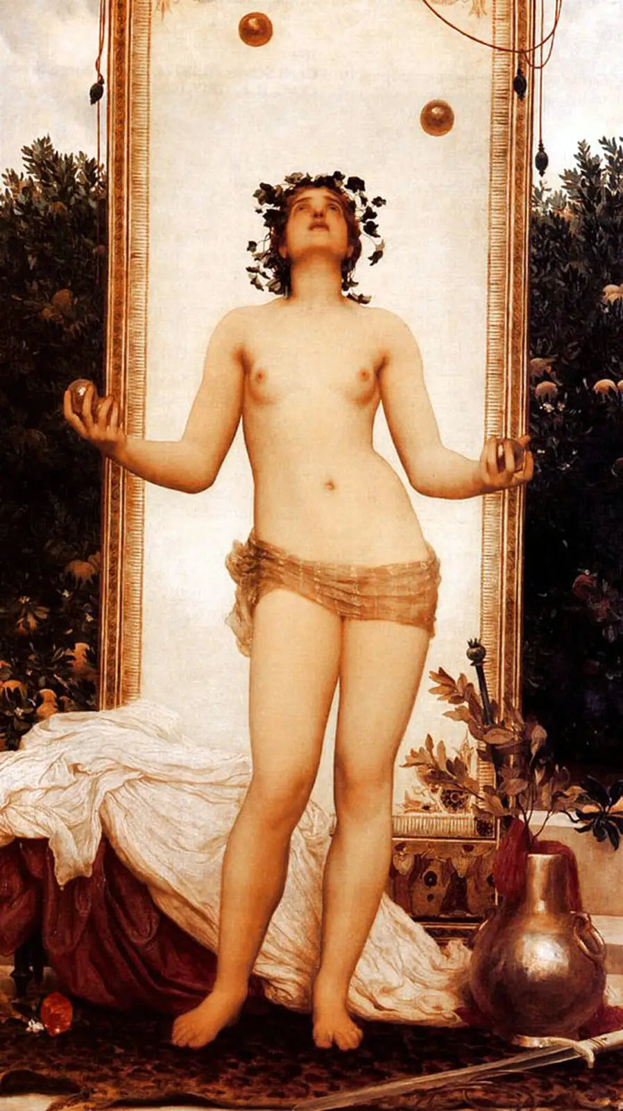 Antyczna jongleurka - Frederic Leighton