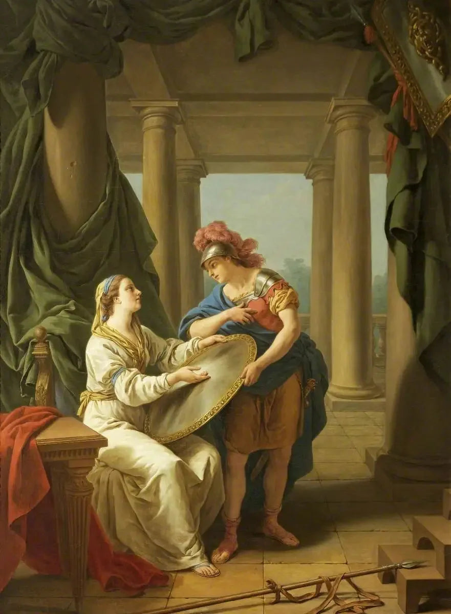 La lacédémonienne - Louis Jean François Lagrenée image 1 copie peinte à la main à l’huile