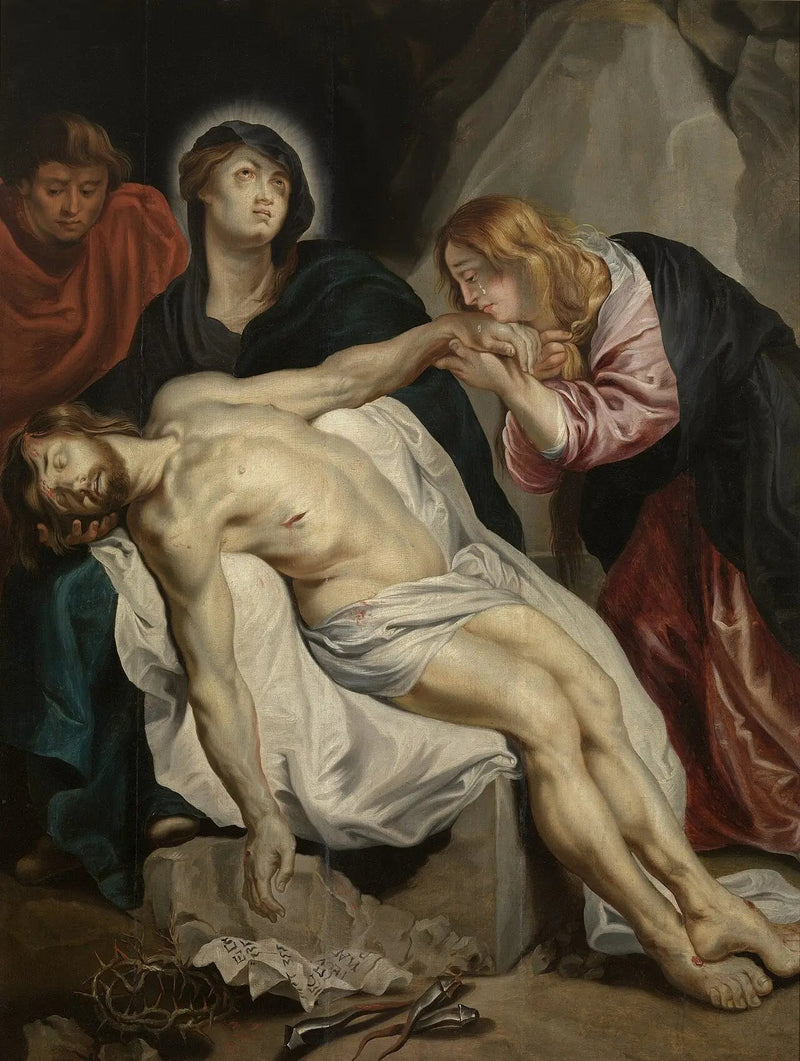 Lamentacja nad martwym Chrystusem - Antoine van Dyck