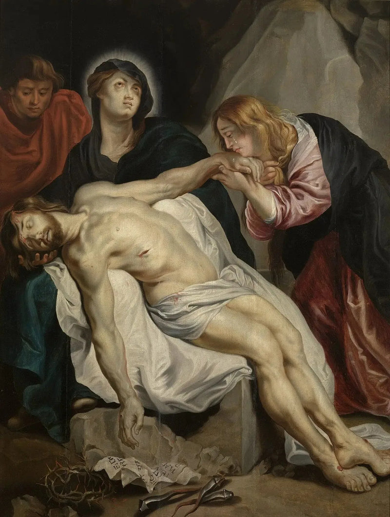 Lamentacja nad martwym Chrystusem - Antoine van Dyck