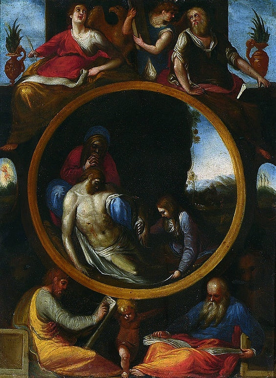 Lamentacja nad ciałem zmarłego Chrystusa - Denis Calvaert